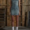 Western denim gilet