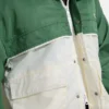 Windjack met kleurblokken