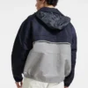 Windjack met kleurblokken