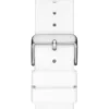 Wit multifunctioneel horloge met siliconenband