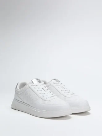 Wulfred lage sneakers met reliëf