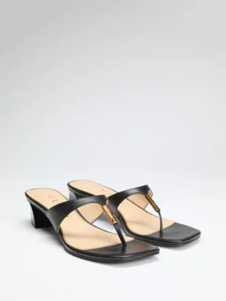 Yaiza leren Sandalen