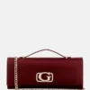Zalina satijnen clutch met handvat