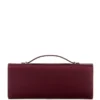 Zalina satijnen clutch met handvat