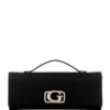 Zalina satijnen clutch met handvat