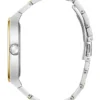 Zilver- en goudkleurig analoog horloge