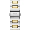 Zilver- en goudkleurig analoog horloge