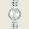 Zilverkleurig analoog horloge Zilverkleurig analoog horloge