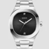 Zilverkleurig analoog horloge Zilverkleurig analoog horloge