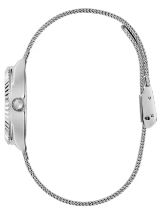 Zilverkleurig analoog horloge