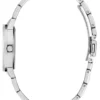 Zilverkleurig analoog horloge