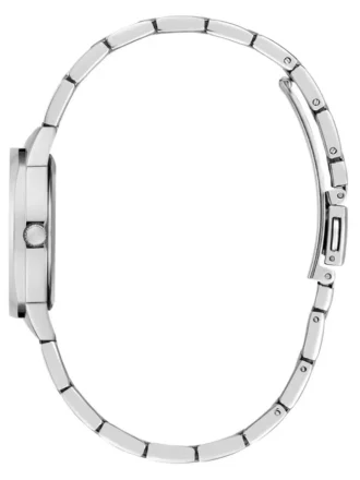 Zilverkleurig analoog horloge