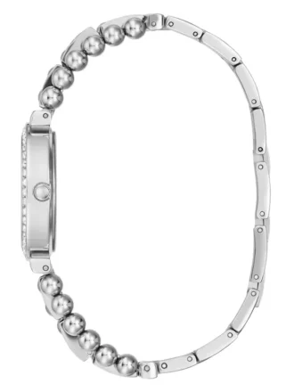 Zilverkleurig analoog horloge