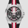 Zilverkleurig chronograafhorloge Zilverkleurig chronograafhorloge