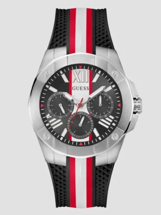 Zilverkleurig chronograafhorloge