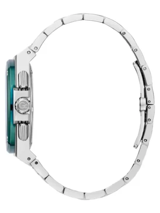 Zilverkleurig chronograafhorloge