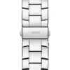 Zilverkleurig chronograafhorloge Zilverkleurig chronograafhorloge