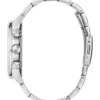Zilverkleurig en blauw multifunctioneel horloge Zilverkleurig en blauw multifunctioneel horloge
