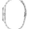 Zilverkleurig en blauw multifunctioneel horloge