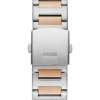 Zilverkleurig en roségoudkleurig multifunctioneel horloge Zilverkleurig en roségoudkleurig multifunctioneel horloge
