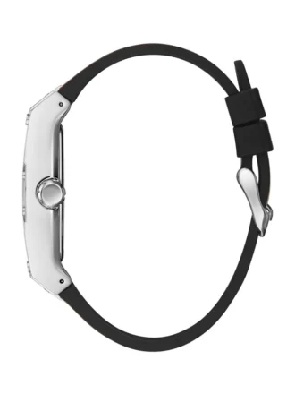 Zilverkleurig en zwart multifunctioneel horloge