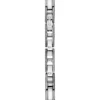Zilverkleurig klein horloge met kristallen