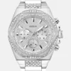 Zilverkleurig multifunctioneel horloge Zilverkleurig multifunctioneel horloge