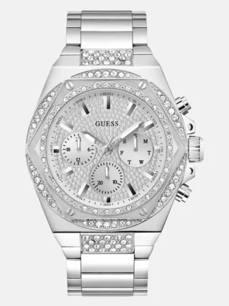 Zilverkleurig multifunctioneel horloge