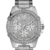 Zilverkleurig multifunctioneel horloge Zilverkleurig multifunctioneel horloge