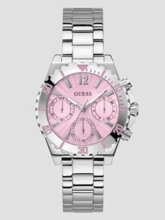 Zilverkleurig multifunctioneel horloge