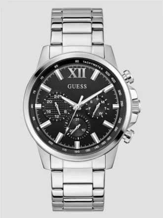 Zilverkleurig multifunctioneel horloge