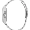 Zilverkleurig multifunctioneel horloge met kristallen Zilverkleurig multifunctioneel horloge met kristallen
