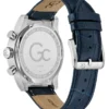 Zilverkleurig multifunctioneel leren horloge Zilverkleurig multifunctioneel leren horloge
