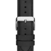 Zilverkleurig multifunctioneel leren horloge Zilverkleurig multifunctioneel leren horloge
