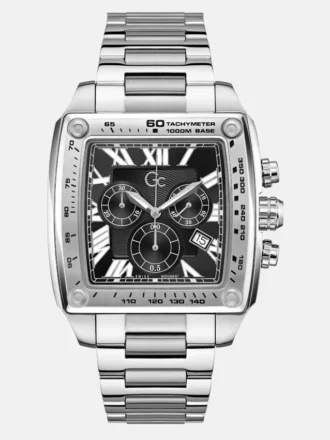 Zilverkleurig vierkant multifunctioneel horloge