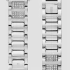 Zilverkleurige band met strass 38-40 mm voor Apple Watch®
