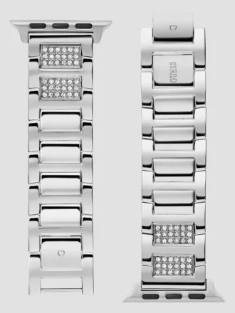 Zilverkleurige band met strass 38-40 mm voor Apple Watch®