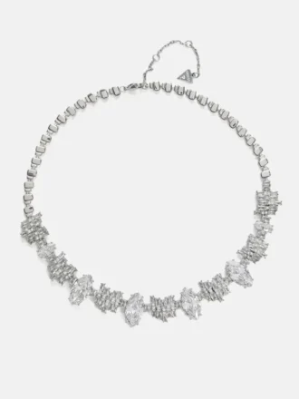 Zilverkleurige kroonluchterketting