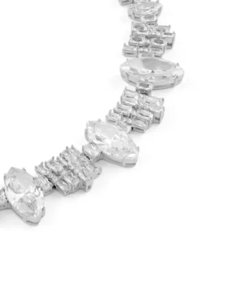 Zilverkleurige kroonluchterketting