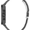 Zwart analoog horloge