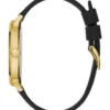 Zwart en goudkleurig analoog horloge Zwart en goudkleurig analoog horloge