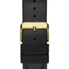 Zwart en goudkleurig vierkant multifunctioneel horloge Zwart en goudkleurig vierkant multifunctioneel horloge