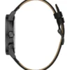 Zwart lederen multifunctioneel horloge Zwart lederen multifunctioneel horloge