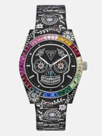 Zwart multifunctioneel horloge