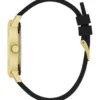 Zwart siliconen analoog horloge