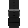 Zwart siliconen analoog horloge