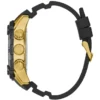 Zwart siliconen chronograafhorloge