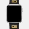 Zwarte siliconenband van 42-44 mm voor Apple Watch®