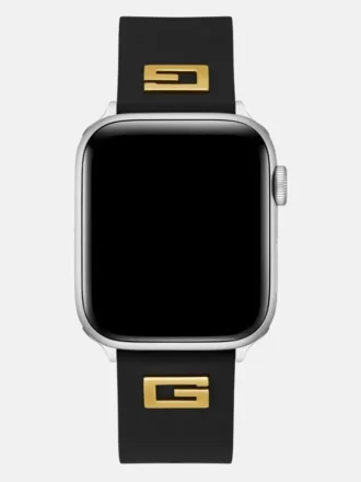 Zwarte siliconenband van 42-44 mm voor Apple Watch®
