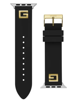 Zwarte siliconenband van 42-44 mm voor Apple Watch®